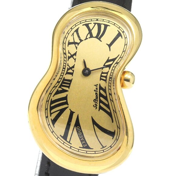 SALVADOR DALI soft watch gold Dial Quartz Ladies Watch_820631 - Picture 4 of 5